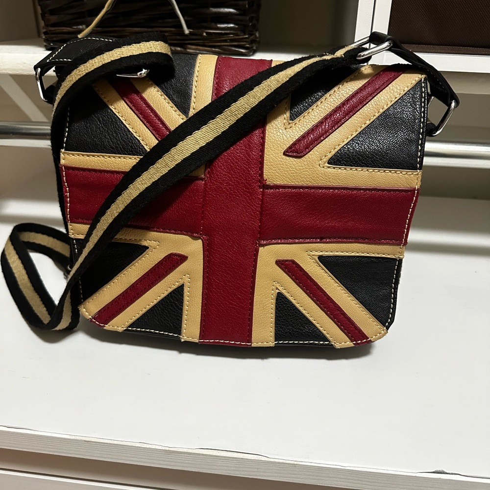 British flag shoulder bag good condition with some wear